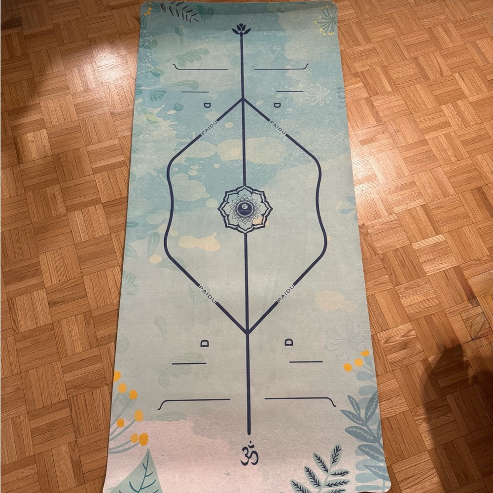 Yoga Mat Topper with Mandala